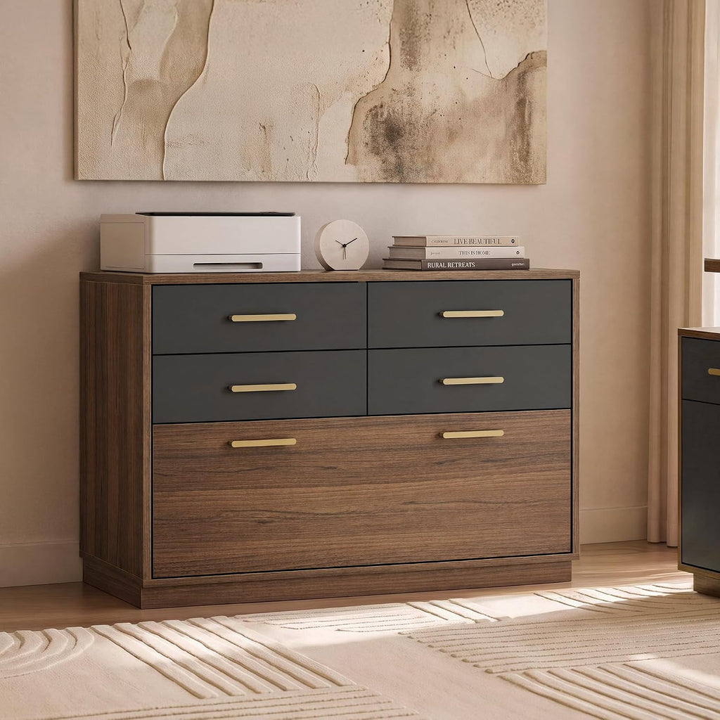 31.4‑Inch Lateral File Cabinet with 5 Drawers