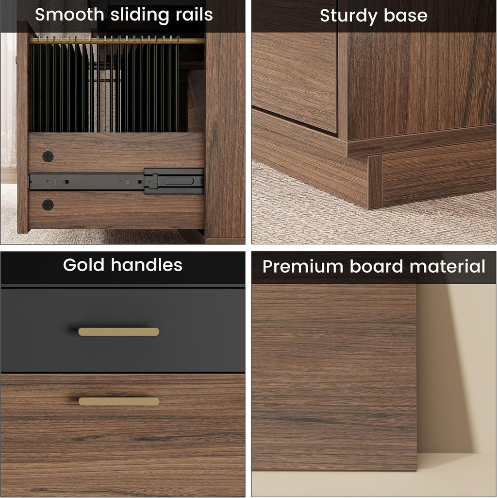 31.4‑Inch Lateral File Cabinet with 5 Drawers