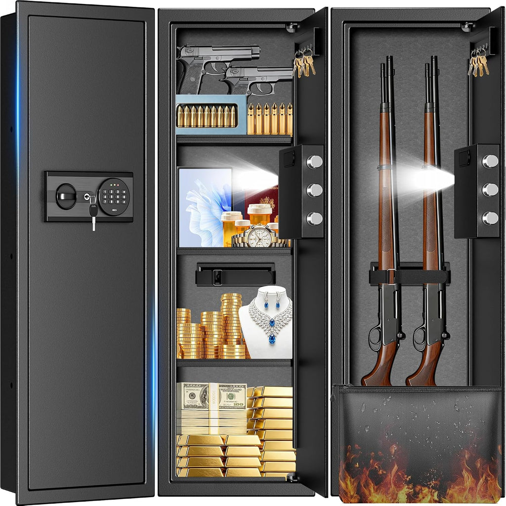 43.3‑Inch Tall Fireproof In‑Wall Safe