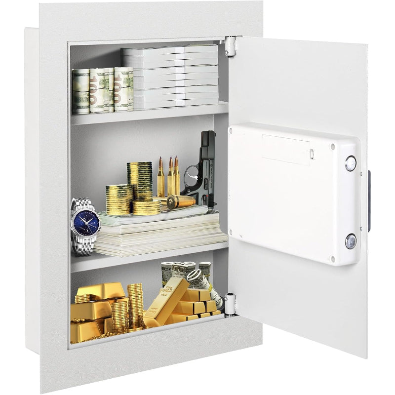 0.8 Cu.Ft Recessed Hidden Digital In‑Wall Safe