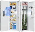 53.15" Hidden Wall Gun Safe with Backlit Keypad & Shelves